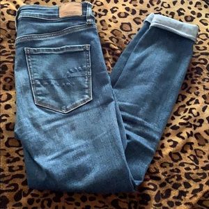 american eagle ripped jeggings